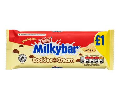 Milkybar Cookies and Cream (90g)